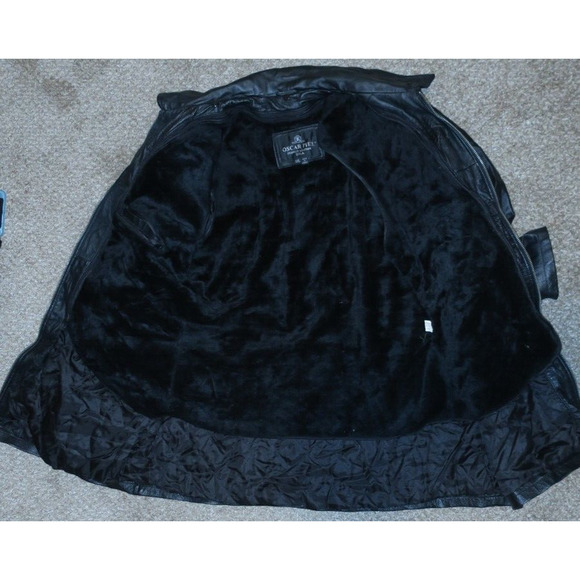 WOMENS OSCAR PIEL PERFECT LEATHER USA JACKET WITH LINER ZIP SIZE XXL - Picture 6 of 13